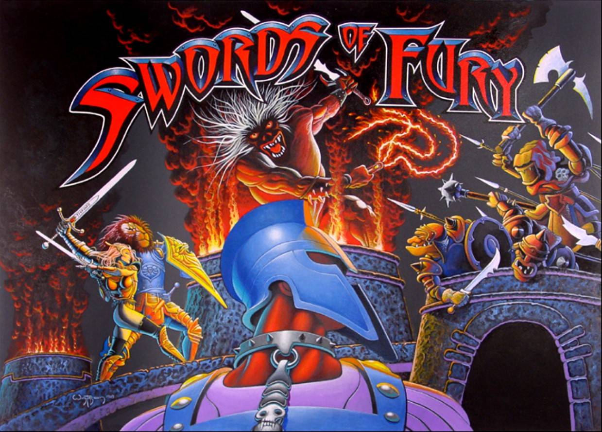 Swords of Fury художник. Williams 1988.